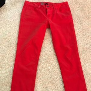 Hot Red Skinny Jeans